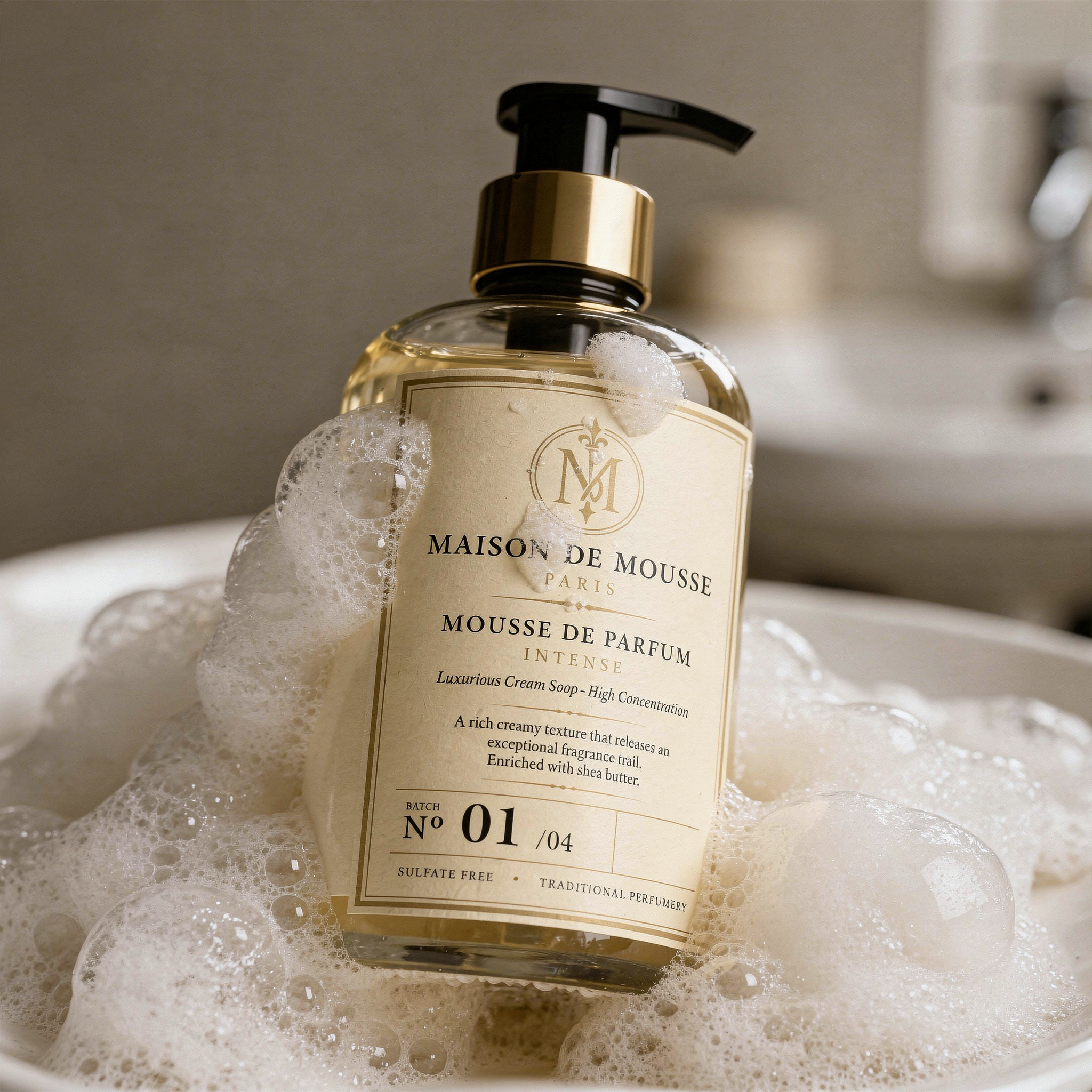 No 1 — Luxury soap lather